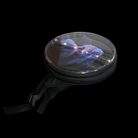 Sac à dos projecteur d'hologramme 3D 32cm 2 lames Machine publicitaire portable Ventilateur holographique WiFi Android crée un affichage d'images 3D