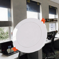 Vanne d'air à disque rond en plastique ABS de style industriel de haute qualité registres et grilles de système HVAC-évent de diffuseur circulaire