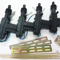 Kit de verrouillage centralisé de voiture, verrouillage de porte électrique robuste, 12V, universel, neuf, comprend 4 serrures électriques