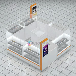 Hot Sale Jewelry showcase Store Ht Cutout Crew Counter Kiosk Cabinet Design <strong>Pl</strong> Design Ornaments Sho - Product Image 2