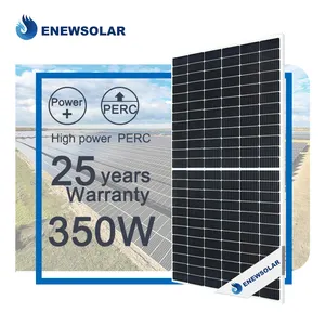 ENEW Monocrystalline שמש פנל 350 w 360w 300w 310w 320w 330w 350 ואט טבעי CE מונו חצי שמש סלולרי כחול שחור מודעה 25 שנים