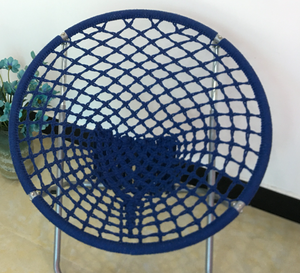 Silla Bungee, Mueble Portátil con Marco de Acero, Silla <span class=keywords><strong>Luna</strong></span> Plegable con Asiento Giratorio, Función de Inclinación con Mango, Uso Interior/Exterior - Product Image 3