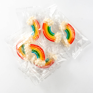 Caramelle Gommose a Forma <span class=keywords><strong>di</strong></span> <span class=keywords><strong>Nuvola</strong></span> Arcobaleno Carine, Confezionate Singolarmente, Gusto Frutta, Personalizzabili OEM, Etichetta Privata, Vendita all'Ingrosso - Product Image 2