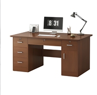 Meubles de bureau modernes entièrement assemblés, bureau en bois, bureaux d'ordinateur, table d'étude avec 3 tiroirs