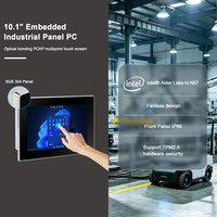 PC industriel 10,1 pouces, Intel N97, sans ventilateur, écran tactile PCAP, IP66, avec RAM DDR5 et LAN 2,5 GbE pour l'automatisation