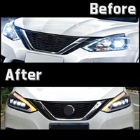 Feux avant de voiture Sylphy Sentra 13th 2016-2019 Auto Headlights Assembly Upgrade LED 4 Projector Lens Tool Accessories for Nissan