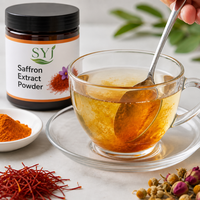 Poudre d'extrait de safran - 0,3% de safranal, Crocus Sativus naturel pour l'utilisation alimentaire et en boisson