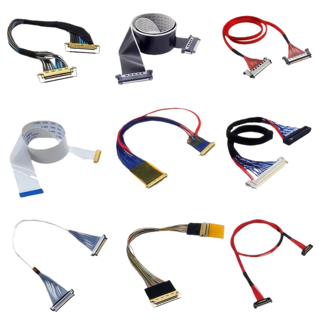 Custom 30 Pin to 40 Pin 20849-030E-01 20879-030E-01 Connector Edp to Mipi Cable for Edc41 Nts