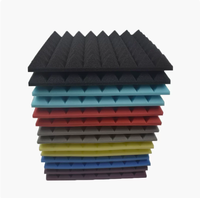 Échantillon de panneaux acoustiques en mousse écologique imperméable auto-adhésifs haute densité |   Studio de travail extérieur insonorisé et ignifuge
