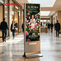 Écran LED numérique sur pied pour intérieur, haute luminosité, personnalisé, indice de protection IP65, fonctionnalité SDK pour la publicité en magasin de détail
