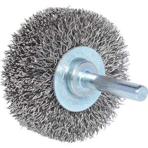 KS TOOLS - 340.0035 Rust free steel wire brush disc 0,3mm - EAN 4042146235867 ABRASIVES HONING WHEELS, BRUSHES AND <b>BONNETS</b> - Product Image 2