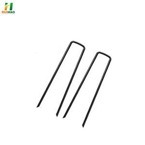 Agrafes au sol SOD lumineuses de 6 pouces Agrafes de paysage en acier galvanisé Épingles à <span class=keywords><strong>gazon</strong></span> - Product Image 3