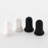 Ampoule en plastique blanche, noire, rouge, bleue, grise pour bouchon compte-gouttes en verre