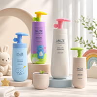 Emballage personnalisé pour biberons de soins pour bébés, vente en gros, pot de crème 30g 50g, flacon pompe HDPE 120ml 480ml 760ml pour shampoing, gel douche et lotion pour bébés