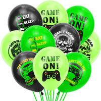 Decoración para Fiesta de Videojuegos, Decoración de Cumpleaños, Artículos para Fiesta Temática de Videojuegos para Niños, Jugadores, Globos con Forma de Control