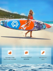 Planche de <span class=keywords><strong>SUP</strong></span> gonflable GQ AN335 à double couche, <span class=keywords><strong>335</strong></span> x 81 x 15 cm, planche de surf, planche à pagaie - Product Image 3