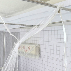 <span class=keywords><strong>Moustiquaire</strong></span> de lit superposé pour dortoir étudiant, installation gratuite, anti-poussière, porte simple, sans support - Product Image 5