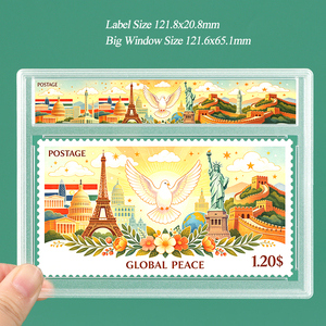 SUNSHING Factory Postage Stamp <b>Display</b> <b>Case</b> Acrylic Holder Graded Slab For Banknote Paper Money Currency Stamp Collection Holder - Product Image 2
