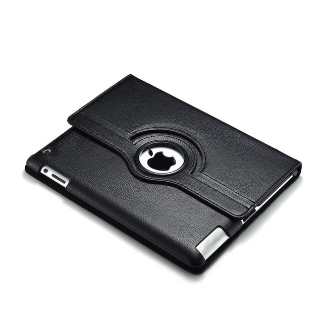 Popular Litchi Pattern Rotary Leather Sleeve 360 Degree Rotating Tablet Case for Apple ipad Smart Cover for Ipad Pro 12.9