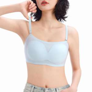 Soutien-gorge tube confort d'été, bretelles amovibles, invisible, sans couture, antidérapant, anti-exposition, push-up, fin et respirant - Product Image 4