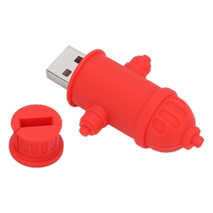 Clé USB Hydrant de Pompiers Cartoon 2.0 1 Go 2 Go 4 Go 8 Go 16 Go 32 Go 3.0, Clé USB Cadeau d'Affaires avec Logo Personnalisé - Product Image 3