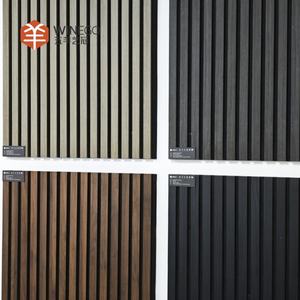 WINEGO gürültü bariyeri ahşap Slat akustik paneller ses difüzyon ahşap müzik odaları için sergi duvarı paneller - Product Image 3