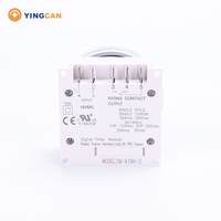 YINGCAN TM-619H-2 Mini Temporizador Digital Programable Semanal de 4 Pines, 30A, 230V CA, Salida de 220V, 50/60Hz