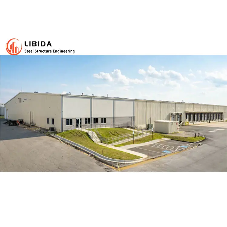 Ekonomik yüksek kalite çelik yapı atölyesi fabrika binası endüstriyel bina çelik yapıları METAL yapı soğuk depolama