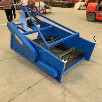 Machine de récolte de racines d'herbes à grande largeur pour tracteur agricole