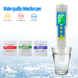 Medidor de acidômetro digital de 0.01 0-14, portátil, qualidade da água, temperatura, <span class=keywords><strong>ph</strong></span> tds, atc, para aquário, água potável - Product Image 3