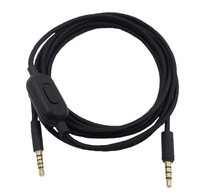 Câble audio pour écouteurs de remplacement 2M G233 pour casque de jeu Logitech Wired G433 G Pro G Pro X Cordon auxiliaire fonctionne sur Xbox One PS4 PS5