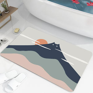 Alfombrilla antideslizante de secado rápido para cocina y baño, alfombrilla suave para pies de poliéster de tierra de diatomeas, Cocina Para el hogar, diatomita - Product Image 6