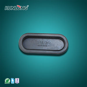 Tirador de goma con forma de <span class=keywords><strong>barco</strong></span> de pulgadas (negro, diseño que ahorra espacio, agarre cómodo, para puerta de gabinete/equipo) - Product Image 4