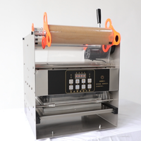 Machine à sceller manuelle Shuchen pour boîtes alimentaires, bols en plastique, gobelets, plateaux et films / Scelleuse de barquettes alimentaires