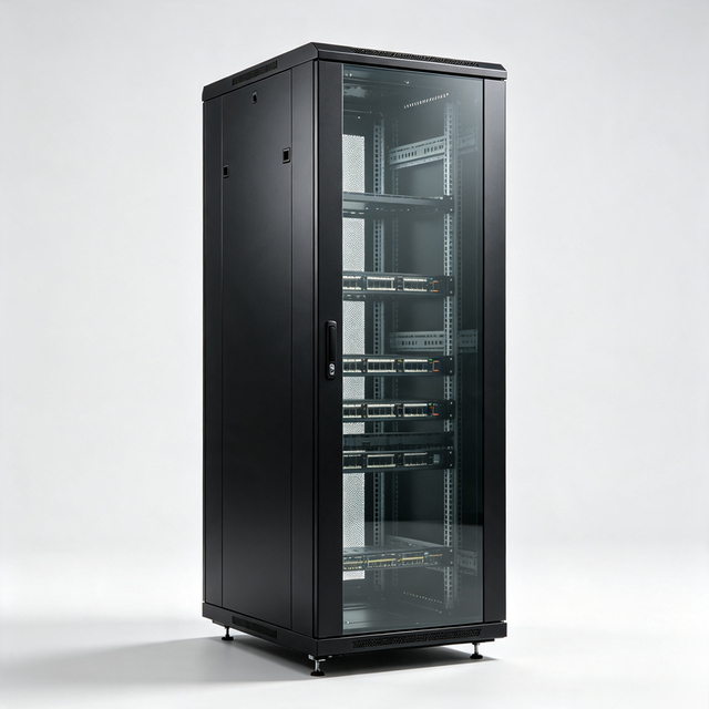 Custom OEM ODM 19 Inch Data Center Liquid Cooling Cabinet 42U Server Rack Sheet Metal Cabinet for Data Center Network Equipment