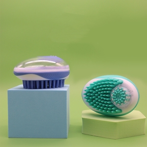 Nuevo Baño de limpieza de masaje para perros y gatos al por mayor para productos de Amazon TPR cerdas suaves de silicona artículos de aseo almacenados sostenibles - Product Image 5