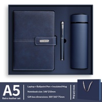 Set de Regalo de Cuaderno Personalizado de Lujo con Logotipo, Bolígrafo y Caja de Regalo