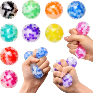 Balle anti-stress légère en TPR colorée au design personnalisé - Jouet sensoriel pour soulager le stress des mains, idéal pour le bureau, pour les enfants de 5 à 7 ans, couleurs personnalisables - Product Image 6