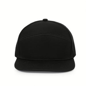 Casquettes Snapback Trucker Bohang Outdoor Laser Punching Flat Bill, couleur unie, noir uni, logo personnalisé, casquettes Snapback Trucker - Product Image 2