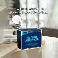 Édition 30e Anniversaire : Boîte de Présentation Moderne et Portable pour Elite Trainer Box avec Couvercles Magnétiques, Résistante aux UV, en Acrylique PT-CG à Bords Polis