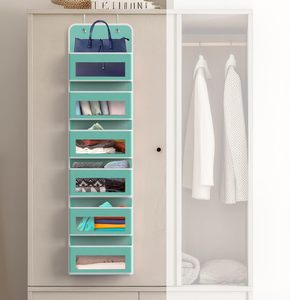 Organizzatore da Appendere Sopra la Porta <span class=keywords><strong>a</strong></span> 6 Livelli con 12 Tasche Trasparenti, Organizzatore per Armadio - Product Image 2