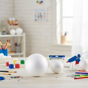 ลูกบอลโฟมโพลีสไตรีนทรงกลมขนาด 100 มม. สำหรับงาน DIY ตกแต่ง ยี่ห้อเป่ยหยง รุ่น 689250 ผลิตในประเทศจีน - Product Image 3