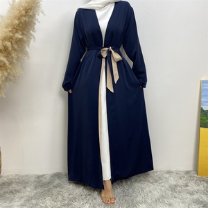 1991 #   Abaya ouverte tendance, 2 couleurs, réversible, vêtements musulmans pour femmes, abayas de Dubaï - Product Image 4