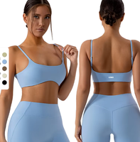 Combinaison de yoga personnalisée de haute qualité avec logo color block, taille plus, soutien-gorge de sport élastique ajusté pour la saison d'automne