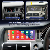 Android 13 Pantalla de 10,25 pulgadas navegación automática carplay coche GPS vídeo REPRODUCTOR DE DVD para Audi Q7 2006 - 2015 volante a la derecha WIFI 4G