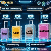 2025 Design ensembles de bagages valises légères avec roues bagages de voyage durables TSA serrure Trolley Case sac à bagages