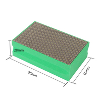 Tampon de polissage manuel en diamant de qualité supérieure pour carrelage céramique, verre, pierre – Bloc de ponçage et de meulage plus aiguisant, durable et écologique
