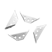 Pince d'angle multifonctionnelle en acier inoxydable épaissie à 90 ° Tables Chaises Fixateur d'armoire Cheville de renforcement pour cuisine et salle à manger