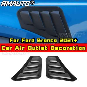 Decoración para la salida de aire del coche, cubierta decorativa para la ventilación lateral del guardabarros, para Ford Bronco 2021+, kit de carrocería, accesorios para coche - Product Image 2