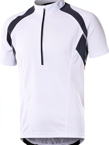 Wholesale Breathable Quick Dry Half Zip Men's <b>Cycling</b> Jersey - Product Image 2